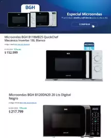 Catálogo Grupo Marquez Página 5: Bgh microondas b120dn20 20 lts digital negro €217.799,00