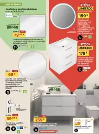Folheto Leroy Merlin Página 5: Espelho com iluminação led neutro retangular cinza / prateado Sensea Essential €79,99