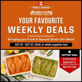 Basha Foods flyer week 40 Page 1
