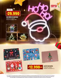 Catálogo Ara Página 10: tezzio ADUANCER $29.990 LUZ NEÓN DE NAVIDAD. 4 Diferentes diseños. Conexión mediante USB. HOYO ara-