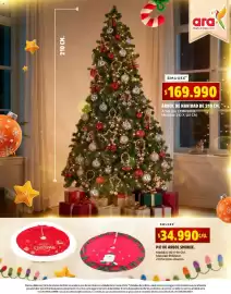 Catálogo Ara Página 2: MERRY CHRISTMAS 210 CM. ara Alegría al mejor precio SMUKEE $169.990 ÁRBOL DE NAVIDAD DE 210 CM. Árbol
