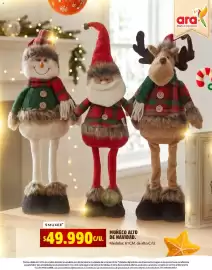 Catálogo Ara Página 6: SMUKEE $49.990c/u MUÑECO ALTO C/U. DE NAVIDAD. Medidas: 61 CM. de alto C/U. ara Alegría al mejor