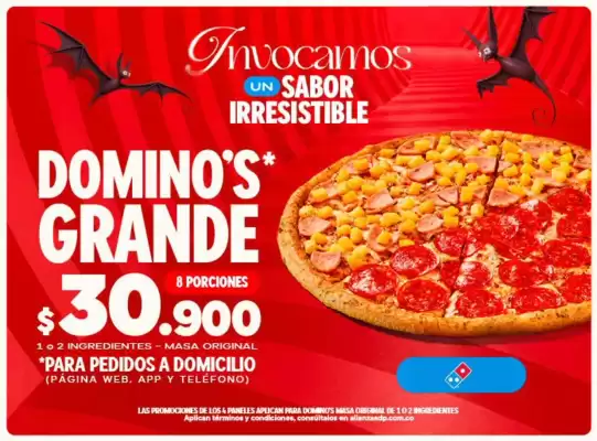 Domino's Pizza (válido hasta 2-11)