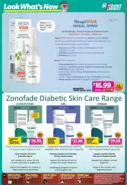 Your Discount Chemist catalogue Page 17: Zonofade Wound Support Gel €32,99, Zonofade Skin Conditioner Spray €26,99