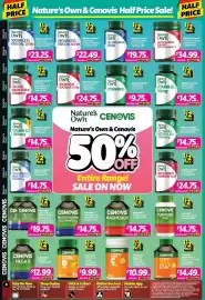 Your Discount Chemist catalogue Page 8: Nature's Own Magnesium Glycinate €24,75, Nature's Own Vitamin B3 Tablets €14,75