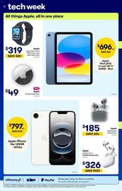 BIG W catalogue week 40 Page 12: Apple AirPods 4th Generation €185,00, Apple AirPods Pro 3 €326,00