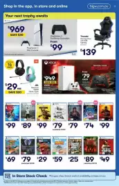 BIG W catalogue week 40 Page 11: JBL Quantum 100M2 €29,00, Thunda Gaming Chair with RGB Lighting €139,00