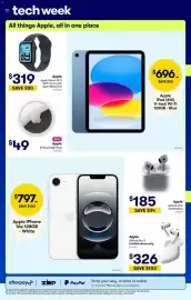 BIG W catalogue week 40 Page 12: Apple AirPods 4th Generation €185,00, Apple AirPods Pro 3 €326,00