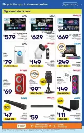 BIG W catalogue week 40 Page 3: Laser Full HD Outdoor Cinema Bundle €249,00, EKO Projector €79,00