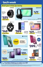 BIG W catalogue week 40 Page 6: Motorola G37 5G 128GB - Fuschia Red €399,00, Aspera Halo 128GB Mocca €199,00