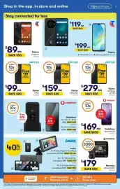 BIG W catalogue week 40 Page 7: Optus Samsung A17 5G €279,00, Navman MiVue 640 DC €179,00