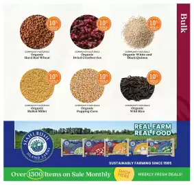 Community Natural Foods flyer Page 7: EARN 10% BONUS. CASH EARN 10% BONUS CASH EARN 10% BONUS CASH COMMUNITY NATURALS