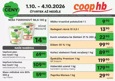 Coop hb leták týden 40 Strana 1