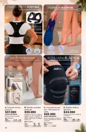 Catálogo Leonisa Página 22: B. Plantilla recortable silicón gel €59.990,00, Corrector postura premium €57.990,00