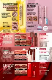 Catálogo Leonisa Página 32: Maybelline Lash Sensational Sky High €69.990,00, D. Labial Lifter Gloss €52.790,00