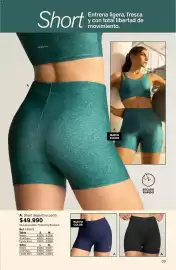 Catálogo Leonisa Página 3: A Short and Entrena ligera, fresca y con total libertad de movimiento. LEONISA A. Short deportivo