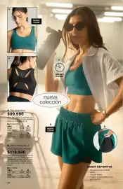 Catálogo Leonisa Página 4: A A LEONISA NUEVO COLOR A. Top deportivo $99.990 Base con elástico expuesto an- cho. Doble capa