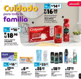 Catálogo Plaza Vea Página 19: Secret desodorante en gel / barra €23,50, Oral B crema dental 3d white brilliant €15,90