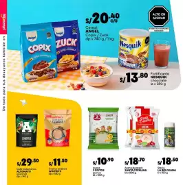Catálogo Plaza Vea Página 6: 3 ositos avena precocida con quinua €10,90, Santa Catalina avena tradicional €18,70