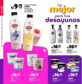 Catálogo Plaza Vea Página 8: Yogurt pro VAKIMU €14,60, Yogurt kéfir DANLAC €20,90