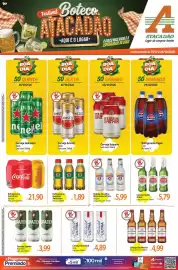 Folheto Atacadão Página 1: Smirnoff - bebida alcoolica mista ice €5,99, Michelob ultra - cerveja €4,89