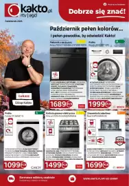 Kakto gazetka Strona 1: Pralka Bosch WUU28T10PL €1.999,00, Zmywarka do zabudowy Bosch SPV2HMX42E €1.699,00