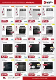 Kakto gazetka Strona 3: Zmywarka do zabudowy Beko BDIN38521Q €1.499,00, Zmywarka do zabudowy Bosch SMV2HVX02E €1.799,00
