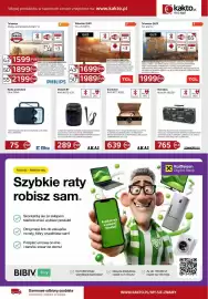 Kakto gazetka Strona 7: Telewizor Qled Tcl 43P7 l €1.699,00, Głośnik Bt Akai ABTS-V20 €289,00