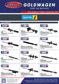 Goldwagen catalogue Page 1: VOLKSWAGEN €2.395,00, VOLKSWAGEN Shock Absorber €1.060,00