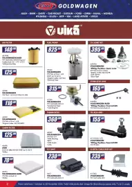 Goldwagen catalogue Page 2: VOLKSWAGEN air filter €125,00, VOLKSWAGEN/AUDI €140,00