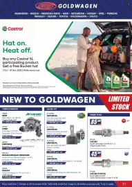 Goldwagen catalogue Page 21: NGK Spark Plug €85,00, Spark Plug €45,00