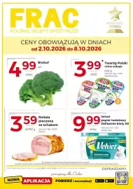 Frac gazetka tydzień 40 Strona 1: Brokuł €4,99, Twaróg Polski €3,99