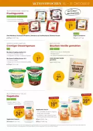 Martin Reformstark Flugblatt Seite 15: Biovegan Bourbon-Vanille gemahlen €2,99, Reformhaus Hagebutten-Pulver €19,99