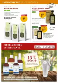 Martin Reformstark Flugblatt Seite 18: Original Schwedenbitter Riviera €9,99, BioBloom Kräuter, die gut tun €7,99