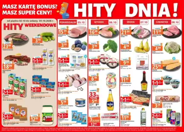 E.Leclerc gazetka tydzień 40 Strona 1: Jogurt Skyr To Go Müller €2,65, Polędwiczki wieprzowe €23,99