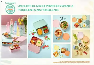 Tupperware gazetka Strona 1: Tupperware ICONIC WIELKIE KLASYKI PRZEKAZYWANE Z POKOLENIA NA POKOLENIE D Od 1 do 31