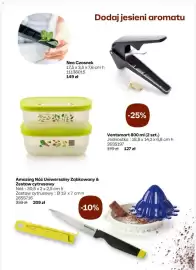 Tupperware gazetka Strona 6: = Dodaj jesieni aromatu Neo Czosnek 17,5 x 3,5 x 7,6 cm h 11138015 149 zł Amazing Nóż