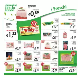 Volantino Coal Pagina 10: Wurstel Suillo Fiorucci €1,59, Prosciutto crudo Beretta €2,77