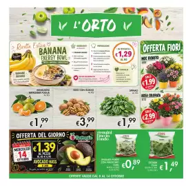 Volantino Coal Pagina 2: Insalata poker con finocchio Coal €0,89, Spinaci €1,99