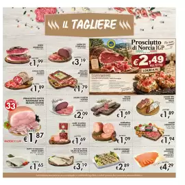 Volantino Coal Pagina 7: Prosciutto cotto nazionale alta qualità Raspini €1,87, Baccala' secco salato alle bianche €3,19