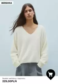 Bershka gazetka tydzień 40 Strona 6: Sweter wełniany z kaszmiru Bershka €229,00