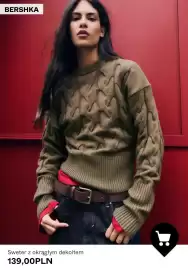 Bershka gazetka tydzień 40 Strona 7: Sweter z okrągłym dekoltem Bershka €139,00