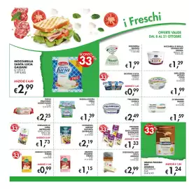 Volantino Superstore Coal Pagina 10: Ricottine S.Lucia Galbani €0,99, GranMix Pecorino Ferrari €1,15