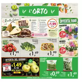 Volantino Superstore Coal Pagina 3: Broccolo calabrese €1,49, Mele Sweetango Melinda €1,99