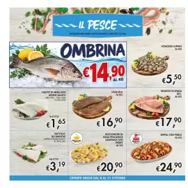 Volantino Superstore Coal Pagina 8: Bocconcini di rana pescatrice gratinati con patate €20,90, Sogliola €16,90