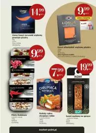 Market Point gazetka Strona 12: Łosoś atlantydzki wędzony plastry BMC €9,99, Kotlety rybne chrupiąca rybka Lisner €7,99