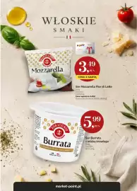 Market Point gazetka Strona 5: Ser Burrata z mleka krowiego Auricchio €5,99, Ser Mozzarella Fior di Latte Auricchio €3,49