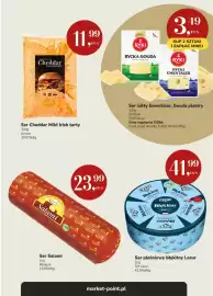 Market Point gazetka Strona 7: Ser żółty Ementaler w plastrach Ryki €3,49, Ser Cheddar Mild Irish tarty Jansen €11,99