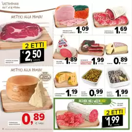 Volantino Todis Pagina 4: Olive giganti farcite €0,99, Filetti di alici marinati €1,99