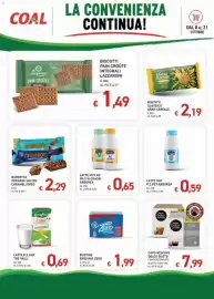 Volantino Coal Pagina 6: Latte UHT P.S. PET Arborea €0,59, Latte P.S.UHT Tre Valli €0,69